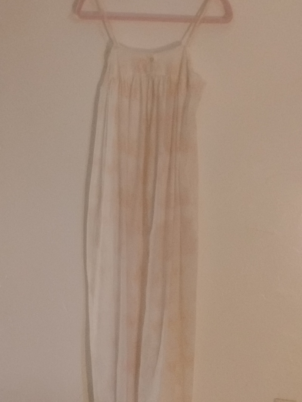 Laura Adams Soft Pink Floral Nightgown Sz S Mint